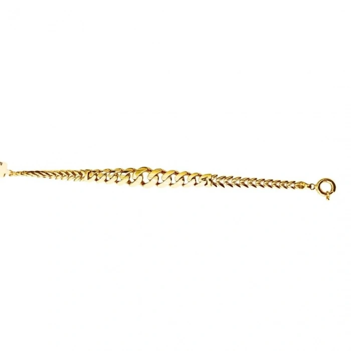 8 Ayar Altın Sarı Gurmet Bileklik