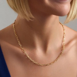 14 Ayar Altın Ataç Zincir