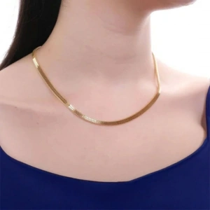 14 Ayar Altın Balık Sırtı Zincir