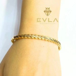 14 Ayar Altın Burma  Kelepçe