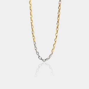 14 Ayar Erkek Renkli Altın Zincir 55 cm