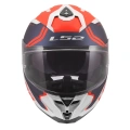 LS2 CHALLENGER 2 TITAN MAT BEYAZ-MAVİ-KIRMIZI KASK