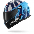 SHARK SKWAL İ3 REPLICA RAUL FERNANDES KAPALI KASK (LEDLİ MODEL) (RENKLİ CAM HEDİYELİDİR)