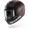 SHARK RIDILL 2 SPEED-VIB MAT SİYAH-ANTRACIT KIRMIZI KAPALI KASK