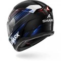 SHARK SKWAL İ3 LIGHT-BLUR SİYAH-KIRMIZI-MAVİ KAPALI KASK (LEDLİ MODEL)