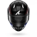 SHARK SKWAL İ3 LIGHT-BLUR SİYAH-KIRMIZI-MAVİ KAPALI KASK (LEDLİ MODEL)