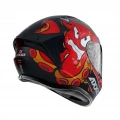AXXIS DRAKEN GARGLEN MAT SİYAH-KIRMIZI FULLFACE KASK