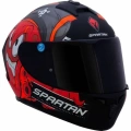 AXXIS DRAKEN GARGLEN MAT SİYAH-KIRMIZI FULLFACE KASK (SİYAH+ŞEFFAF CAMLI)