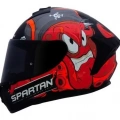 AXXIS DRAKEN GARGLEN MAT SİYAH-KIRMIZI FULLFACE KASK (SİYAH+ŞEFFAF CAMLI)