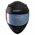 FAZER FX-211X MAT SİYAH KASK KAPALI MODEL RENKLİ CAMLI ( İÇ GÜNEŞ VİZÖRLÜ )