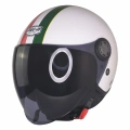 FR-612 İTALY GOLD YARIM KASK (SİYAH CAMLI+GÜNEŞ VİZÖRLÜ)