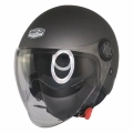 FR-612 MAT GRİ YARIM KASK (GÜNEŞ VİZÖRLÜ)