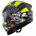 GIVI 50.X WILD MAT SİYAH-SARI KASK