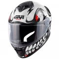 GIVI 50.X BONES BEYAZ-KIRMIZI KASK