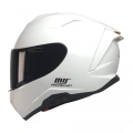 KUZEYMOTOR MTS X340 BEYAZ FULLFACE KASK (SİYAH CAMLI)