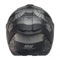 KUZEYMOTOR MTS X340 COLDY FULLFACE KASK MAT SİYAH-GRİ (SİYAH CAMLI)