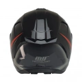 KUZEYMOTOR MTS X340 ROSSO P.SİYAH-KIRMIZI FULLFACE KASK (SİYAH CAMLI)