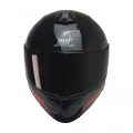 KUZEYMOTOR MTS X340 ROSSO P.SİYAH-KIRMIZI FULLFACE KASK (SİYAH CAMLI)