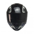 KUZEYMOTOR MTS X340 SOLY P.SİYAH-MAVİ FULLFACE KASK (SİYAH CAMLI)
