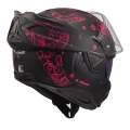 LS2 ADVANT 2 SOPHIA MAT SİYAH-PEMBE KASK