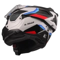 LS2 ADVANT 2 TRIPLE BEYAZ-MAVİ-KIRMIZI-SİYAH KASK