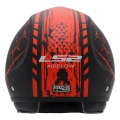 LS2 AIRFLOW SNAKE MAT SİYAH-KIRMIZI KASK