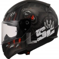 LS2 RAPID 2 CLAWN MAT SİYAH-KIRMIZI KASK