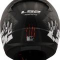 LS2 RAPID 2 CLAWN MAT SİYAH-KIRMIZI KASK
