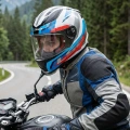 LS2 RAPID 2 HYPER BEYAZ-MAVİ-KIRMIZI KAPALI KASK