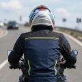 LS2 RAPID 2 HYPER BEYAZ-MAVİ-KIRMIZI KAPALI KASK