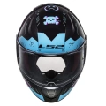 LS2 RAPID PLAYER SİYAH-MAVİ KASK