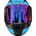 LS2 RAPID PLAYER SİYAH-MAVİ KASK (GÖKKUŞAĞI CAM+ŞEFFAF CAM+SPOILER)