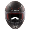 LS2 RAPID TAKAROA MAT SİYAH-KIRMIZI KASK