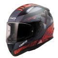 LS2 RAPIDD 2 XTREET MAT SİYAH-KIRMIZI KASK