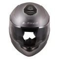LS2 STROBE 2 ÇENE AÇILIR MAT TITANIUM KASK