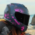 LS2 STORM 2 BURST MAT SİYAH-PEMBE KASK
