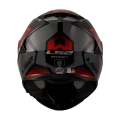 LS2 STORM 2 KRONOS KIRMIZI-GRİ KASK