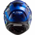 LS2 STREAM EVO TACHO MAVİ-NEON SARI KASK