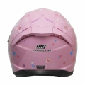 M-910 LADY STORA GÜNEŞ VİZÖRLÜ PEMBE KASK (GÖKKUŞAĞI CAMLI)