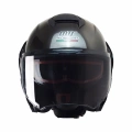 MTS 969 ÇENE AÇILIR MODÜLER KASK JEANS (SİYAH CAMLI+GÜNEŞ VİZÖRLÜ)