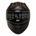 MTS M-201 ANUBIS GOLG GÜNEŞ VİZÖRLÜ KASK (SİYAH CAMLI)
