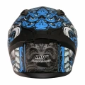 MTS M-201 MYTY BLUE GÜNEŞ VİZÖRLÜ KASK (SİYAH CAMLI)