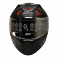 MTS M-201 MYTY GREY GÜNEŞ VİZÖRLÜ KASK (SİYAH CAMLI)