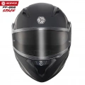 SCOYCO FF-868 SPACE MAT SİYAH-GRİ ÇENE AÇILIR GÜNEŞ VİZÖRLÜ KASK