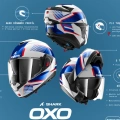 SHARK OXO MEKARIUM MAT SİYAH-GRİ MODÜLER KASK (PINLOCK HEDİYELİDİR)