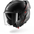 SHARK OXO SP LYNE SHADOW MAT MODÜLER KASK (RENKLİ CAM VE PINLOCK HEDİYELİDİR)
