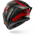 SHARK SKWAL CUP MOTOGP MAT SİYAH-KIRMIZI KASK (SİYAH CAM+PINLOCK HEDİYELİ)