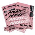 SHARK SKWAL CUP MOTOGP MAT SİYAH-KIRMIZI KASK (SİYAH CAM+PINLOCK HEDİYELİ)