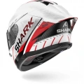 SHARK SKWAL CUP SPEED-TECH BEYAZ-KIRMIZI KAPALI KASK (PINLOCK HEDİYELİDİR)