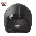 X340 MAT CARBON KAPALI MODEL KASK (SİYAH CAMLI+GÜNEŞ VİZÖRLÜ)
